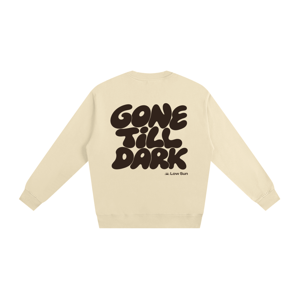 Gone Till Dark Crewneck Apricot